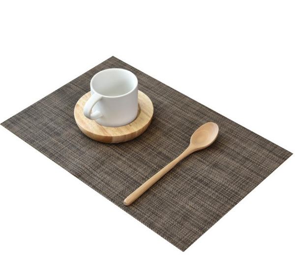 heat-resistant placemats stain resistant anti-skid washable rectangle pvc table mats woven vinyl placemat table decorations 30x45cm colorful
heat-resistant placemats stain resistant anti-skid washable rectangle pvc table mats woven vinyl placemat table decorations 30x45cm colorful