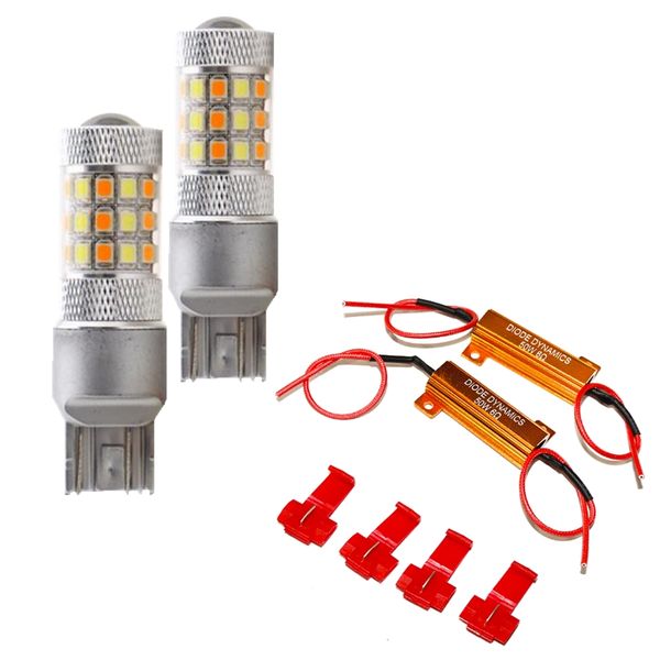 t20 led w21/5w led 7443 bulb t25 3157 1157 bay15d car white amber double color auto drl light lamp turn signal
t20 led w21/5w led 7443 bulb t25 3157 1157 bay15d car white amber double color auto drl light lamp turn signal