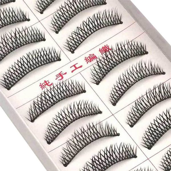 10 pairs double false eyelashes natural thick crossed bare makeup hand made long black false eye lashes extension cosmetic tools
10 pairs double false eyelashes natural thick crossed bare makeup hand made long black false eye lashes extension cosmetic tools