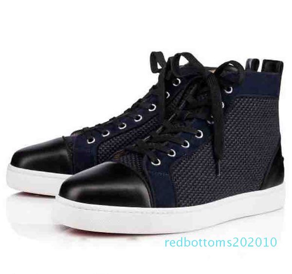 2020 name brand red bottom sneakers for men,women's shoes red soles mesh casual shoe party wedding without studded high trainers r10, Black
2020 name brand red bottom sneakers for men,women's shoes red soles mesh casual shoe party wedding without studded high trainers r10, Black