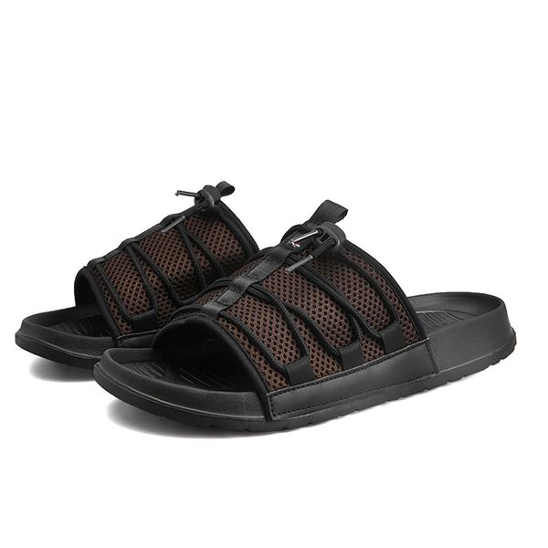 summer mens flats one-word drag beach shoes non-slip breathable slippers flats upstream shoes, Black
summer mens flats one-word drag beach shoes non-slip breathable slippers flats upstream shoes, Black