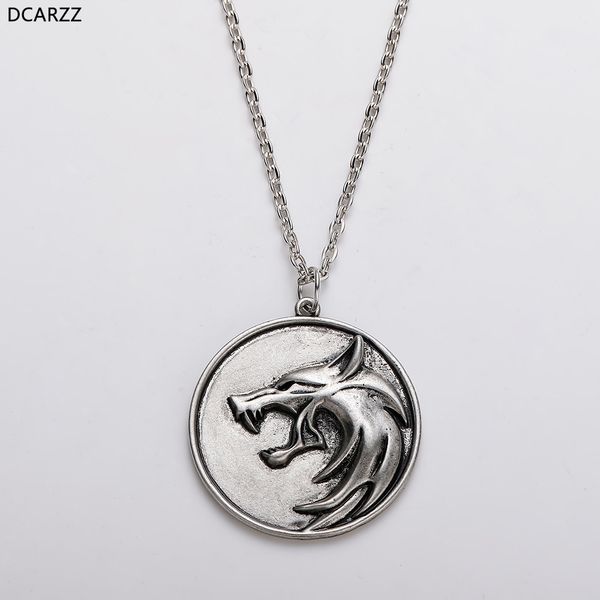 game wizard wild hunt necklace wolf head medallion pendant geralt choker boho necklace cosplay jewelry drop shipping 60cm chain, Silver
game wizard wild hunt necklace wolf head medallion pendant geralt choker boho necklace cosplay jewelry drop shipping 60cm chain, Silver