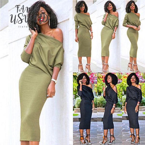 women ladies dresses one shoulder summer split slash neck long maxi ladies party beach casual dress women clothing, Black;gray
women ladies dresses one shoulder summer split slash neck long maxi ladies party beach casual dress women clothing, Black;gray