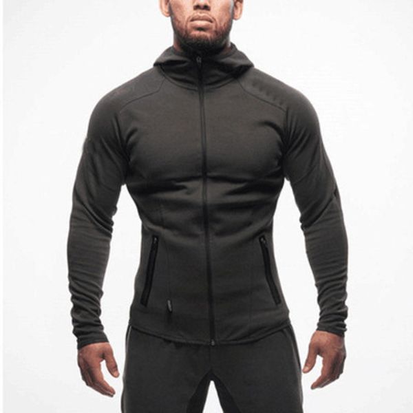 mens hoodies 2019 spring new male zipper sweatshirts sportwear casual outdoor slim muscular man wearing fashion designer coat, Black
mens hoodies 2019 spring new male zipper sweatshirts sportwear casual outdoor slim muscular man wearing fashion designer coat, Black