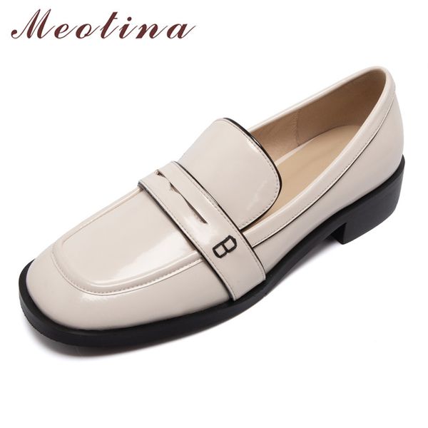 meotina real leather flats women shoes natural genuine leather flat loafers shoes fashion square toe boat lady size 33-40, Black
meotina real leather flats women shoes natural genuine leather flat loafers shoes fashion square toe boat lady size 33-40, Black