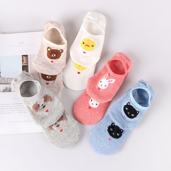 manufacturers new style cute cartoon japanese-style stereo animal hidden socks anti-slip silica gel no-show socks 100% cotton so, Black;white
manufacturers new style cute cartoon japanese-style stereo animal hidden socks anti-slip silica gel no-show socks 100% cotton so, Black;white