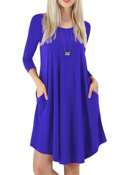 women clothing casual dresses european and american fashion solid color dress, Black;gray
women clothing casual dresses european and american fashion solid color dress, Black;gray
