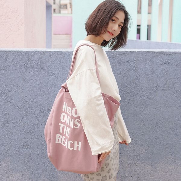 art simple letter single shoulder canvas bag girl handbag large capacity hand-held shoulder bag for women 2019
art simple letter single shoulder canvas bag girl handbag large capacity hand-held shoulder bag for women 2019