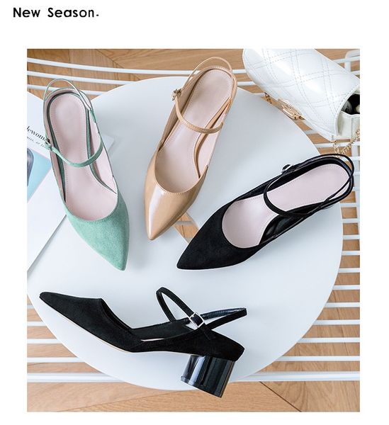 2020 summer small ck new women's shoes thick heel lace-up low-shoes simple round heel women pointed sandals, Black
2020 summer small ck new women's shoes thick heel lace-up low-shoes simple round heel women pointed sandals, Black