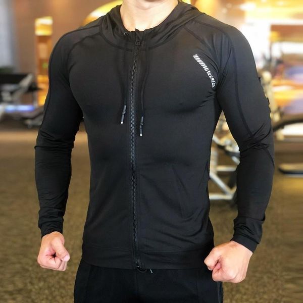 gym jacket men sports coat fitness long sleeve running elastic tight hoodies zipper slim hiking sweatshirts male jogging jackets, Black;brown
gym jacket men sports coat fitness long sleeve running elastic tight hoodies zipper slim hiking sweatshirts male jogging jackets, Black;brown