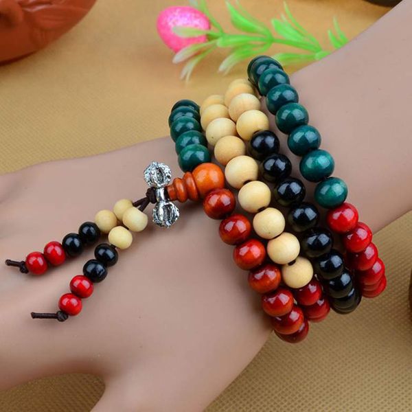 multi-layer sandalwood bracelet men women fashion colorful wooden beads bracelets vintage buddhist buddha beads necklace, Black
multi-layer sandalwood bracelet men women fashion colorful wooden beads bracelets vintage buddhist buddha beads necklace, Black