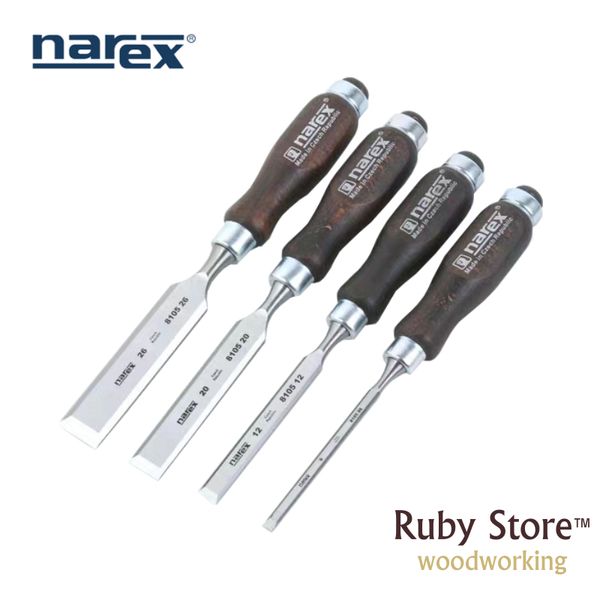 set of 4pcs bevel edge chisels, model 8630 or 8631, narex, wood line profi, fine woodworking
set of 4pcs bevel edge chisels, model 8630 or 8631, narex, wood line profi, fine woodworking