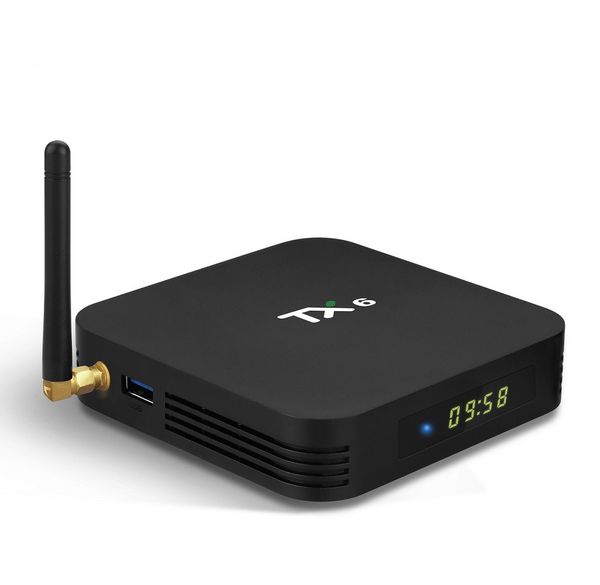 10pcs TX6 TV Box Android 9.0 2GB16GB 4GB32GB DDR3 Allwinner H6 EMMC 2.4G5G WiFi Bluetooth 4.2 Smart Set Top Box
10pcs TX6 TV Box Android 9.0 2GB16GB 4GB32GB DDR3 Allwinner H6 EMMC 2.4G5G WiFi Bluetooth 4.2 Smart Set Top Box