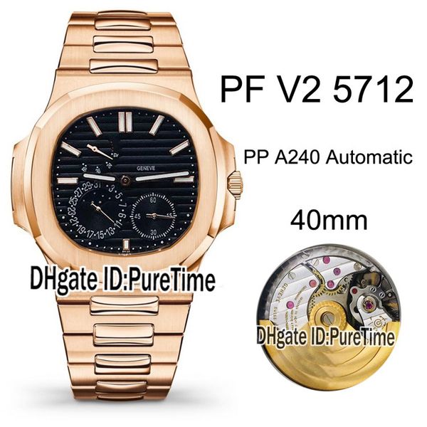new pf nautilus moonphase 5712 cal a240 lu cl automatic mens watch 18k rose gold black texture dial power reserve edition puretime pd4, Slivery;brown
new pf nautilus moonphase 5712 cal a240 lu cl automatic mens watch 18k rose gold black texture dial power reserve edition puretime pd4, Slivery;brown