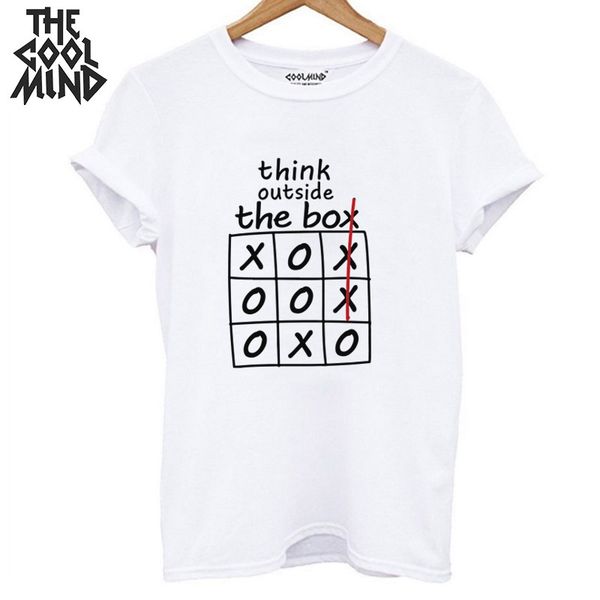 coolmind 100% cotton short sleeve think outside the box women t shirt casual summer loose women tshirt female t-shirt tee shirts, White
coolmind 100% cotton short sleeve think outside the box women t shirt casual summer loose women tshirt female t-shirt tee shirts, White