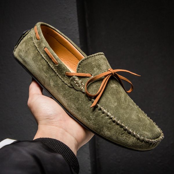 goodstus casual men genuine leather shoes summer breathable green men's loafers leather shoes sapato masculino zapatos hombre, Black
goodstus casual men genuine leather shoes summer breathable green men's loafers leather shoes sapato masculino zapatos hombre, Black