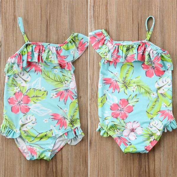 2020 fashion trend kid baby girls floral leaves print bikini swimwear summer ruffles one piece swimsuit bathing suit beachwear, White
2020 fashion trend kid baby girls floral leaves print bikini swimwear summer ruffles one piece swimsuit bathing suit beachwear, White
