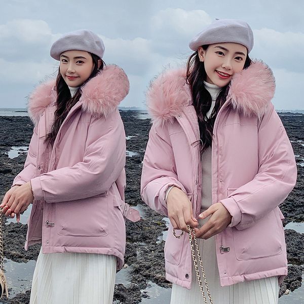 solid loose woman short winter coats and jackets casual warm fashion padded jacket full sleeve parkas mujer 2019, Black
solid loose woman short winter coats and jackets casual warm fashion padded jacket full sleeve parkas mujer 2019, Black