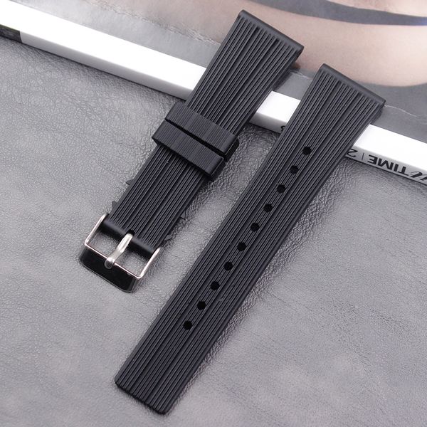 watch accessories soft silicone rubber strap 22mm men and women sports waterproof strap buckle, Black;brown
watch accessories soft silicone rubber strap 22mm men and women sports waterproof strap buckle, Black;brown