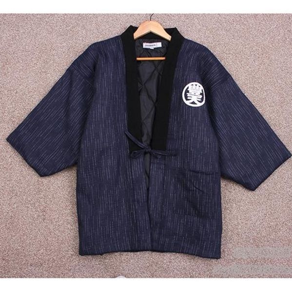 japanese men hanten winter warm wadded cotton kimono haori coat outterwear casual home clothes men loose overcoat dh051, Red
japanese men hanten winter warm wadded cotton kimono haori coat outterwear casual home clothes men loose overcoat dh051, Red