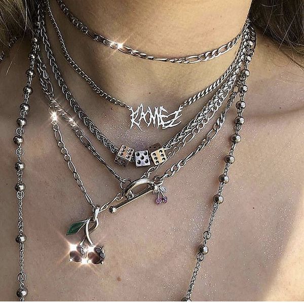 harajuku punk style dice choker necklace jewelry women collares gothic hip hop gift necklace collares mujer, Golden;silver
harajuku punk style dice choker necklace jewelry women collares gothic hip hop gift necklace collares mujer, Golden;silver