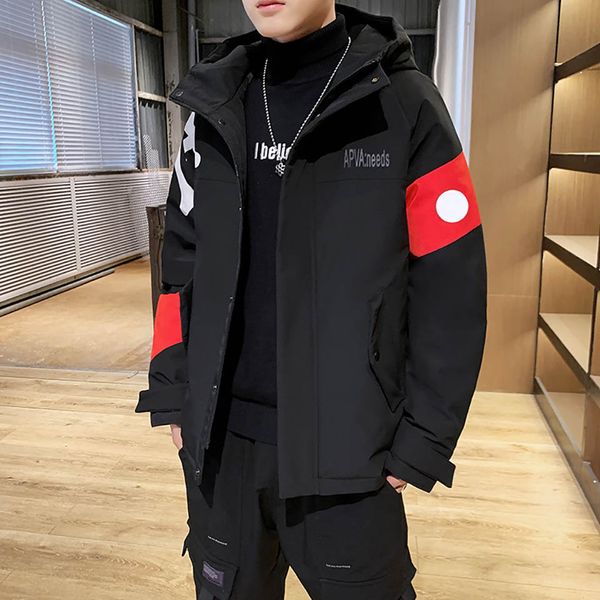 mens designer winter coats new canada jacket luxury fashion warm duck down jacket outdoor trend motorcycle down jackets hip hop men parka, Black 
mens designer winter coats new canada jacket luxury fashion warm duck down jacket outdoor trend motorcycle down jackets hip hop men parka, Black