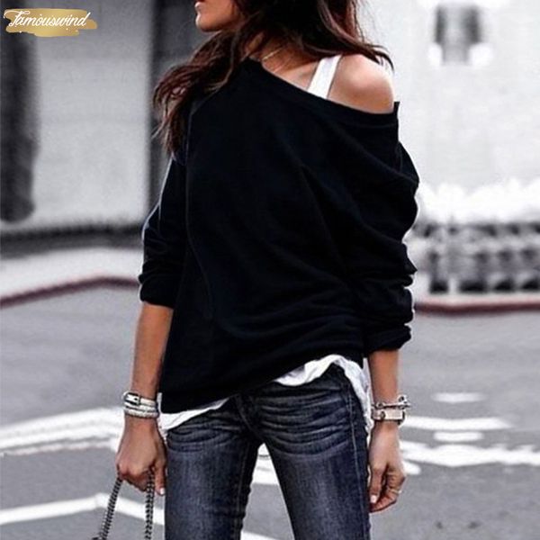 women fashion long sleeve solid casual sweatshirts off shoulder hoodie pullover black loose autumn winter
women fashion long sleeve solid casual sweatshirts off shoulder hoodie pullover black loose autumn winter