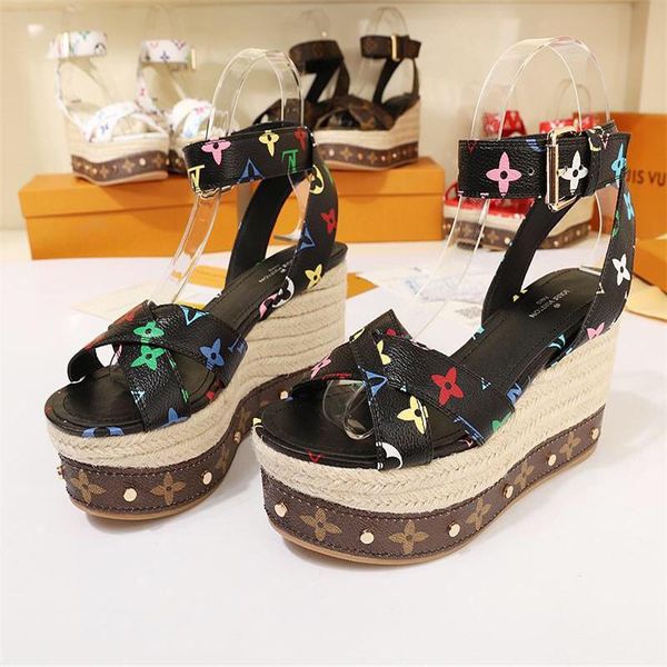 women wedges sandals plus size high heels, summer shoes pumps femme platform sandals with box size 35-41, Black
women wedges sandals plus size high heels, summer shoes pumps femme platform sandals with box size 35-41, Black