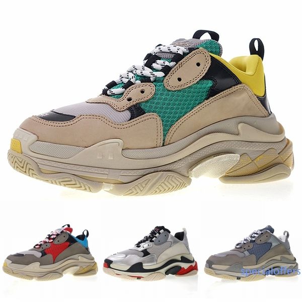 2019 dad shoes 17fw tripe s mens womens comfort casual shoes mens daily lifestyle skateboarding shoe make old chaussures walking sneakers, Black
2019 dad shoes 17fw tripe s mens womens comfort casual shoes mens daily lifestyle skateboarding shoe make old chaussures walking sneakers, Black