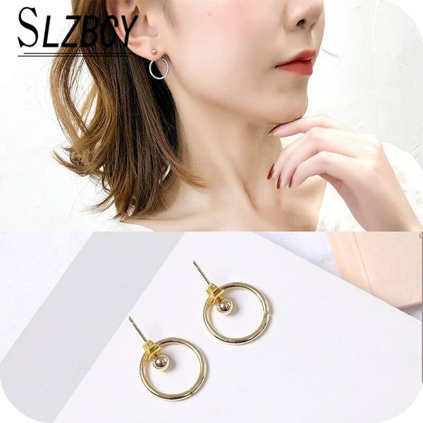 simple geometric round stud earrings european style retro fashion earrings for women men jewelry creative rear hanging earring, Golden;silver
simple geometric round stud earrings european style retro fashion earrings for women men jewelry creative rear hanging earring, Golden;silver