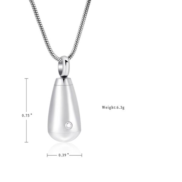 ijd10744 new arrival small tear cremation urn necklace for ash for women memorial ashes memorial keepsake jewellery, Silver
ijd10744 new arrival small tear cremation urn necklace for ash for women memorial ashes memorial keepsake jewellery, Silver