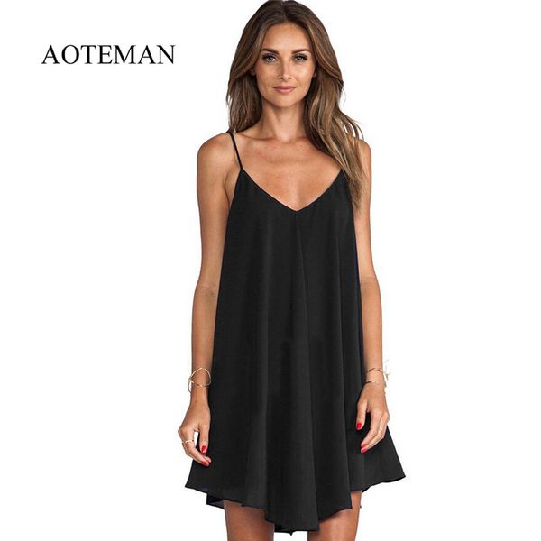 aoteman casual summer dress women new solid spaghetti strap dress female elegant beach party dresses vestidos plus size 6xl, Black;gray
aoteman casual summer dress women new solid spaghetti strap dress female elegant beach party dresses vestidos plus size 6xl, Black;gray