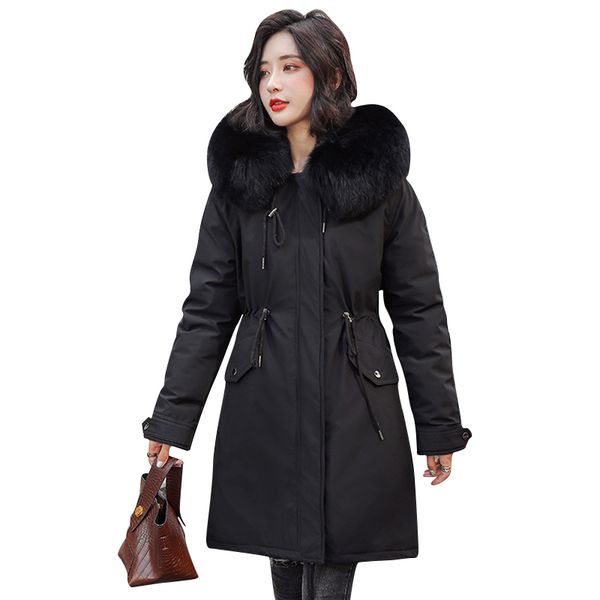 2019 woman fashion parkas winter jacket women fur hooded clothing female fur lining thick winter coat women, Tan;black
2019 woman fashion parkas winter jacket women fur hooded clothing female fur lining thick winter coat women, Tan;black