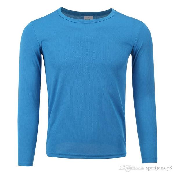 2019 new round neck quick-drying running mens autumn and winter solid color sportswear lake blue long sleeve jh-001-115, Black
2019 new round neck quick-drying running mens autumn and winter solid color sportswear lake blue long sleeve jh-001-115, Black