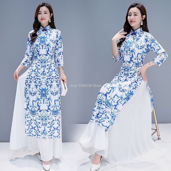 2020 vietnam style elegant lady flower print oriental qipao cheongsam mandarin collar aodai dress ao dai qi pao chinese dress, Red
2020 vietnam style elegant lady flower print oriental qipao cheongsam mandarin collar aodai dress ao dai qi pao chinese dress, Red