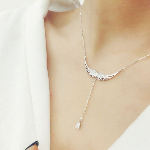 dieerlan new drop shipping 925 sterling silver necklaces zirconia angel wings necklaces jewelry collar colar de plata, Golden;silver
dieerlan new drop shipping 925 sterling silver necklaces zirconia angel wings necklaces jewelry collar colar de plata, Golden;silver