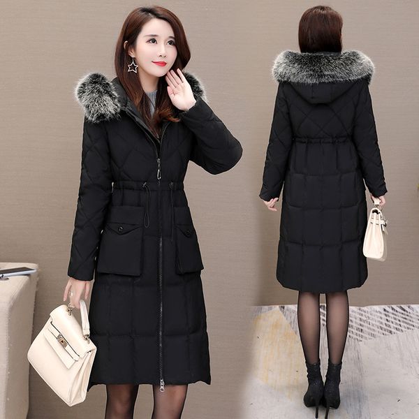 young and middle-aged women's down feather cotton-padded clothes mid-length middle-aged women drawstring hooded fur collar cotto, Blue;black
young and middle-aged women's down feather cotton-padded clothes mid-length middle-aged women drawstring hooded fur collar cotto, Blue;black
