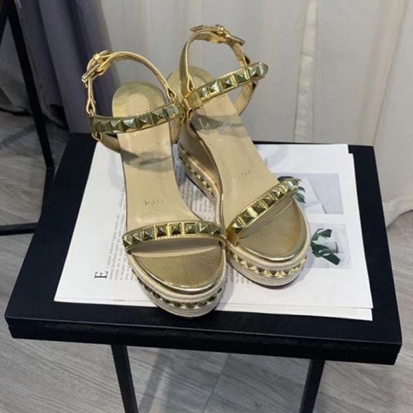espadrille wedge women sandals red bottom high heel platform shoes summer silver glitter-covered leather shoes size 34-40, Black
espadrille wedge women sandals red bottom high heel platform shoes summer silver glitter-covered leather shoes size 34-40, Black