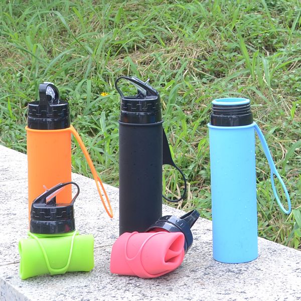 10 colors 600ml portable retractable silicone water bottle folding collapsible coffee water bottle travel drinking bottle cups mugs
10 colors 600ml portable retractable silicone water bottle folding collapsible coffee water bottle travel drinking bottle cups mugs