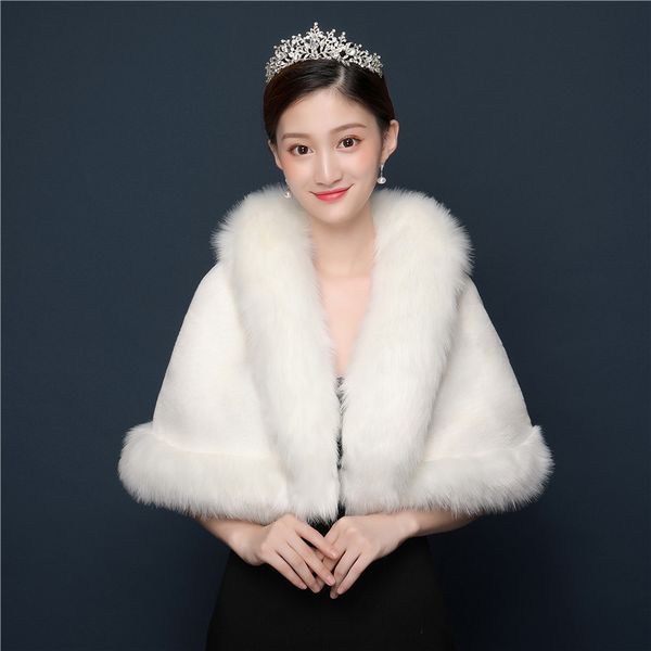 2020 autumn winter new long hair long scarf bride shawl wedding dress hair shawl sale, White
2020 autumn winter new long hair long scarf bride shawl wedding dress hair shawl sale, White