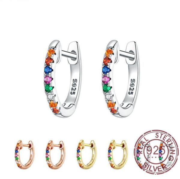 rainbow stud earrings 925 sterling silver round circle women earrings colorful cubic zircon cz silver jewelry
rainbow stud earrings 925 sterling silver round circle women earrings colorful cubic zircon cz silver jewelry