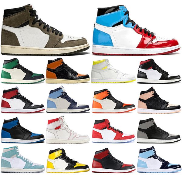 2020 1 high 1s travis scotts fearless obsidian mens basketball shoes spiderman unc green banned bred toe men sport designer sneakers 36-46
2020 1 high 1s travis scotts fearless obsidian mens basketball shoes spiderman unc green banned bred toe men sport designer sneakers 36-46