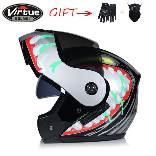 virtue-903 flip motorcycle helmet road modular capacete helmet double lens racing full casque moto cascos
virtue-903 flip motorcycle helmet road modular capacete helmet double lens racing full casque moto cascos