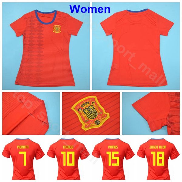 women spain 2019 world cup 15 sergio ramos jersey 7 morata 18 jordi alba 9 rodrigo m. 10 asensio football shirt kits uniform, Black;yellow
women spain 2019 world cup 15 sergio ramos jersey 7 morata 18 jordi alba 9 rodrigo m. 10 asensio football shirt kits uniform, Black;yellow