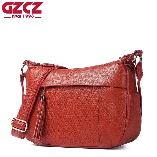 gzcz genuine leather female crossbody bag tassel handbags tote small messenger bags for women 2019 purses bolsa new
gzcz genuine leather female crossbody bag tassel handbags tote small messenger bags for women 2019 purses bolsa new