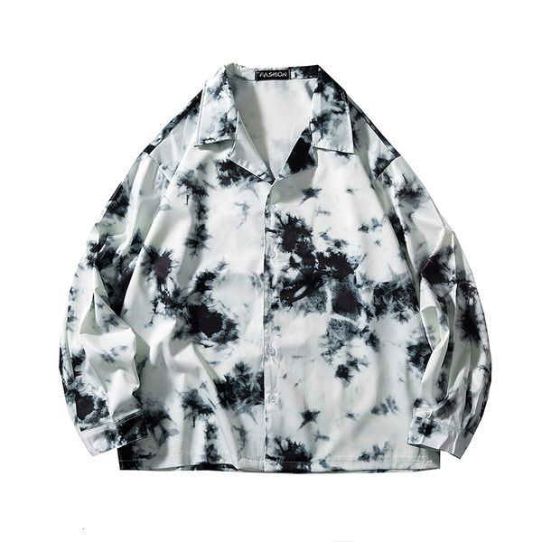 autumn casual shirt men's fashion printed long-sleeved shirt man streetwear wild hip-hop loose tie-dye dress shirts male s-xl, White;black
autumn casual shirt men's fashion printed long-sleeved shirt man streetwear wild hip-hop loose tie-dye dress shirts male s-xl, White;black