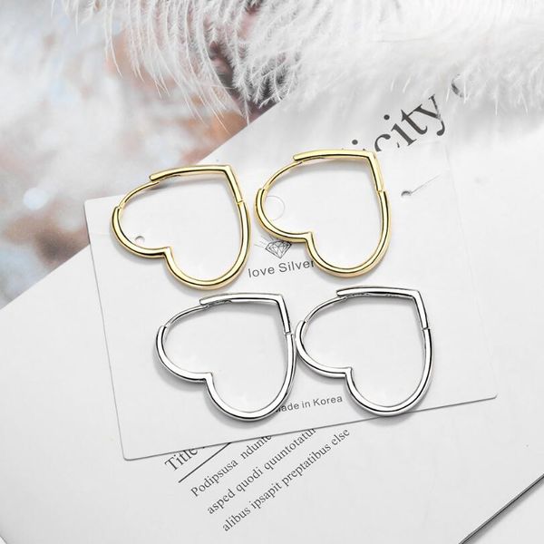 exquisite geometric heart ear hook hoop earrings for women trend creative 925 sterling silver party gift jewelry sae414, Golden;silver
exquisite geometric heart ear hook hoop earrings for women trend creative 925 sterling silver party gift jewelry sae414, Golden;silver