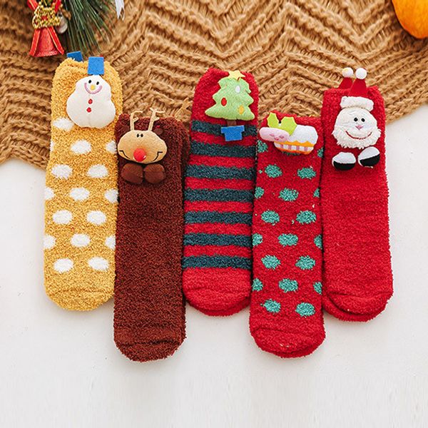 5pair women bed floor socks warm winter sleeping socks home christmas stockings, Black;white
5pair women bed floor socks warm winter sleeping socks home christmas stockings, Black;white