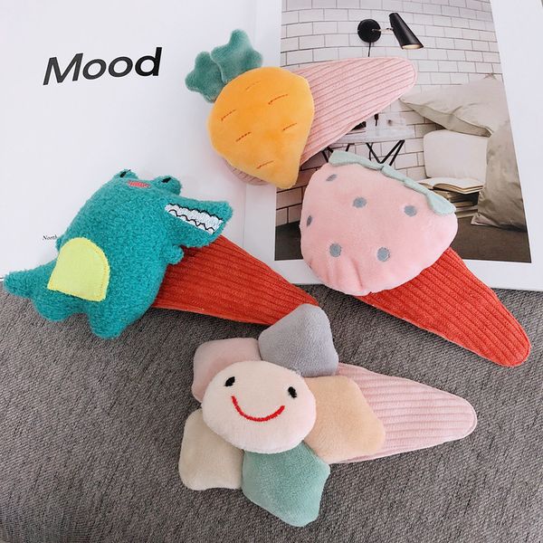 girls cute cartoon fruit flower funny hair clips children baby knitting plush soft hairpins kids bangs fashion hair accessories, Slivery;white
girls cute cartoon fruit flower funny hair clips children baby knitting plush soft hairpins kids bangs fashion hair accessories, Slivery;white