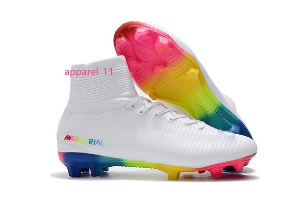 white rainbow original soccer cleats mercurial superfly v sx neymar soccer shoes cristiano ronaldo football boots
white rainbow original soccer cleats mercurial superfly v sx neymar soccer shoes cristiano ronaldo football boots